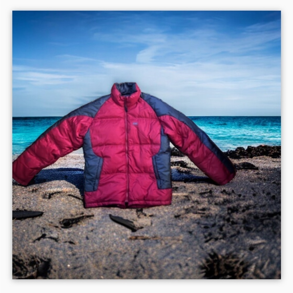 Helly Hansen Red/Grey Puffer Coat- VGUC-Sx Lg - WARM! 🍂❄️ - Picture 10 of 16